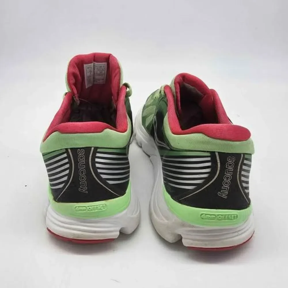 Saucony Kinvara 5 Women Size 7 Running Shoes Green Pink S10238-5 PowerGrid 4mm